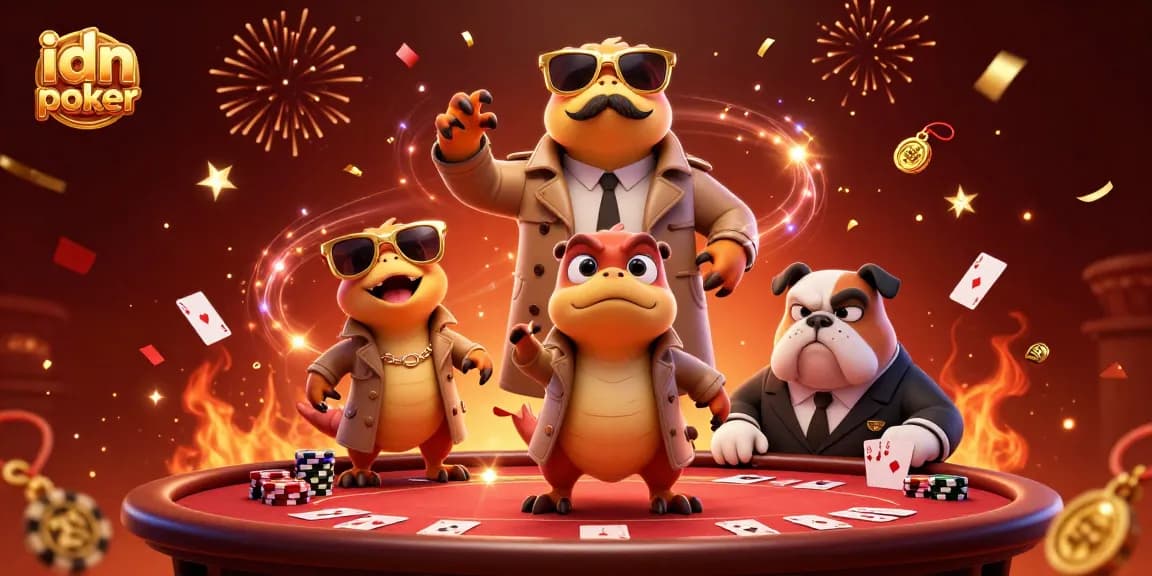 Rasakan pengalaman bermain idn poker dengan suasana kasino yang meriah dan penuh keberuntungan.