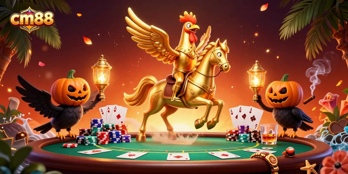Khám phá trò chơi cm88 với những khung cảnh hấp dẫn từ casino và các giải thưởng đặc sắc.