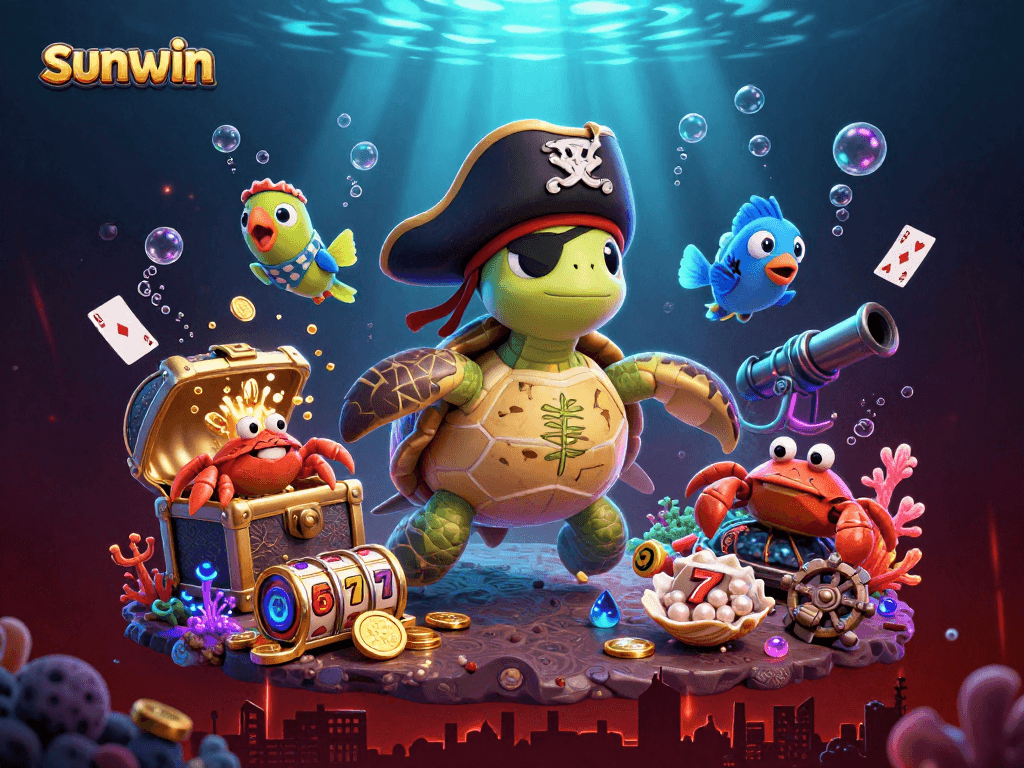 Engage with sunwin's thrilling slot adventures featuring vibrant underwater treasures.