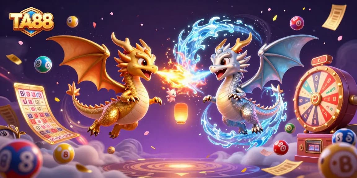 TA88 engages players with vibrant lottery elements, showcasing dynamic action in a fantasy setting.