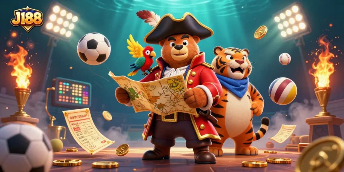 Engage in thrilling adventures with J188, a vibrant online casino featuring colorful gaming elements.