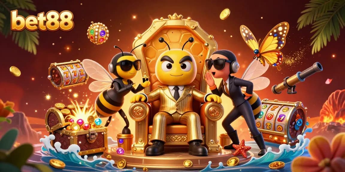 Experience the vibrant world of bet88 casino with the royal bumblebee mob boss and exciting game elements.