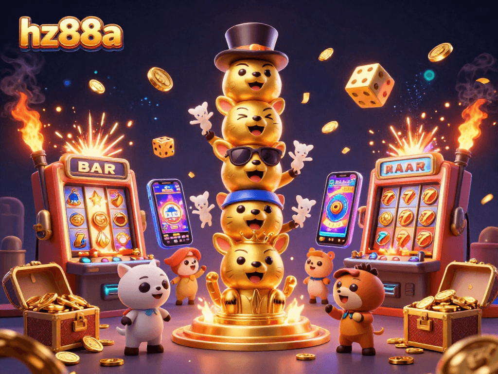 Experience excitement with hz88a's casino adventures featuring a golden totem and jackpot thrills.