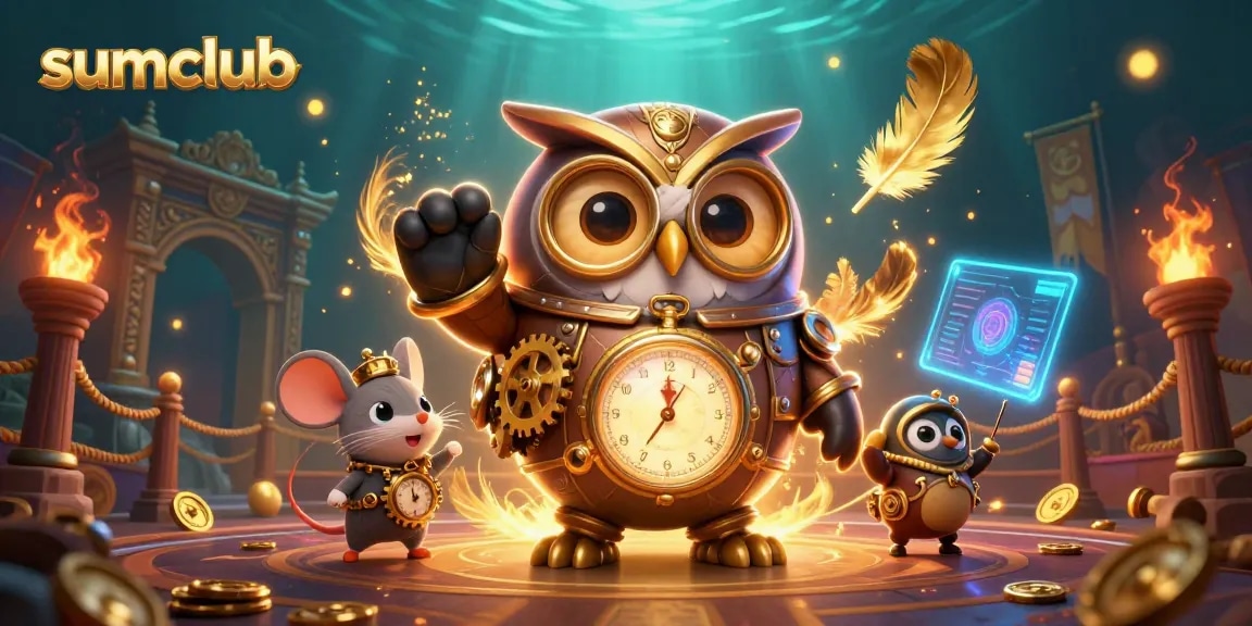 Engage in thrilling gameplay at sumclub with vibrant 3D casino elements and dazzling effects.