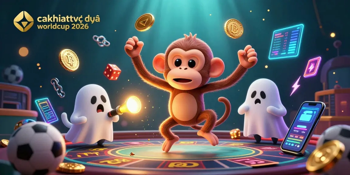 Experience the excitement of cakhiatv trực tiếp worldcup 2026 with a rich illustration of playful gambling elements.