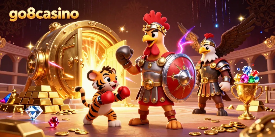 Experience thrilling gameplay at go8casino with exciting characters and dazzling treasures.