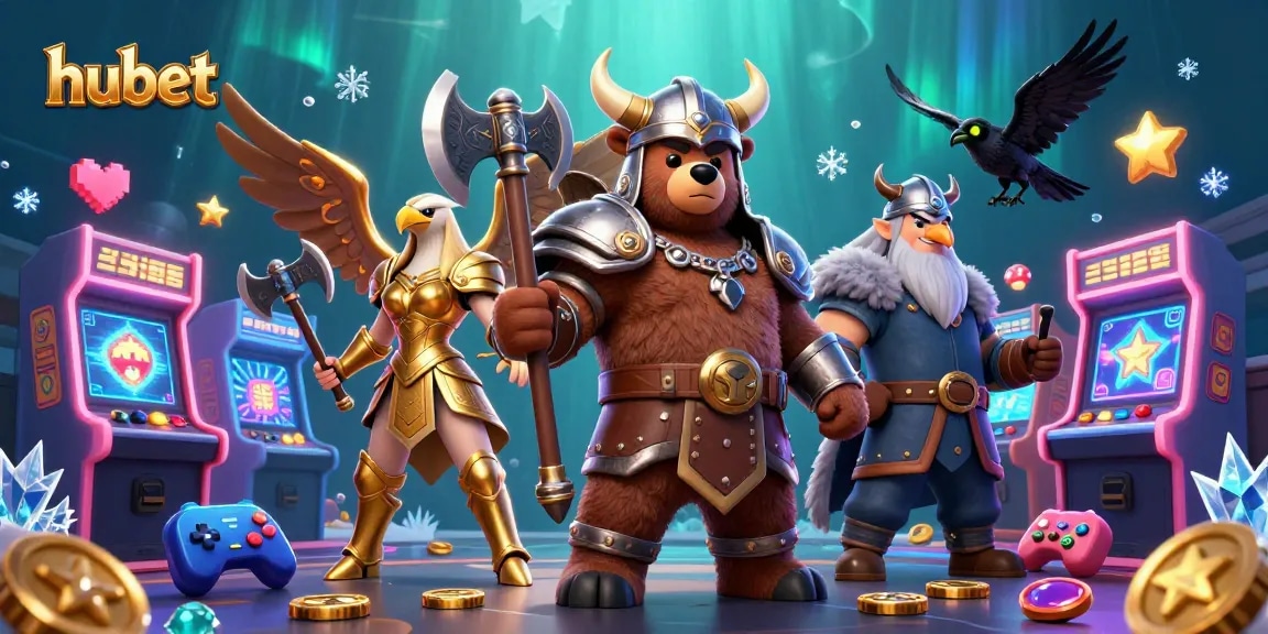 Experience thrilling gameplay with hubet's vibrant casino adventure featuring epic characters and game elements.