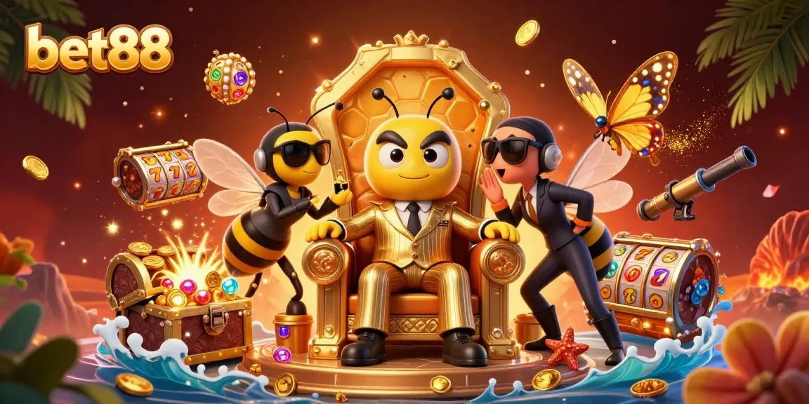 Experience the vibrant world of bet88 casino with the royal bumblebee mob boss and exciting game elements.
