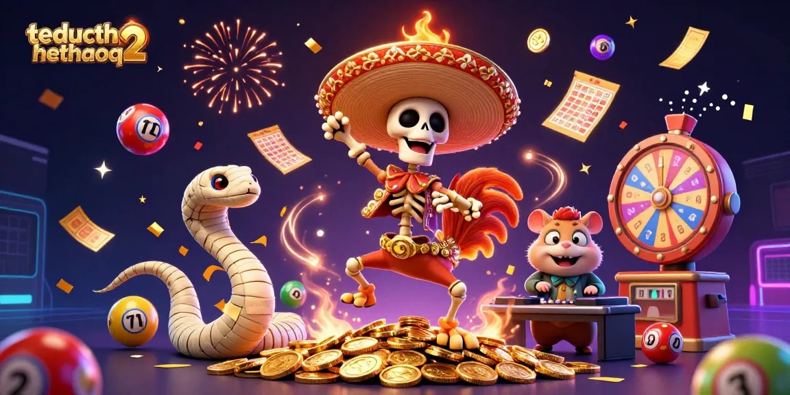 Experience excitement at theducthethaoq2 with vibrant illustrations of gambling fun.