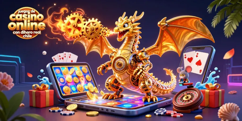 Disfruta de los juegos de casino online con dinero real en Chile y sus emocionantes tragamonedas y bonos.