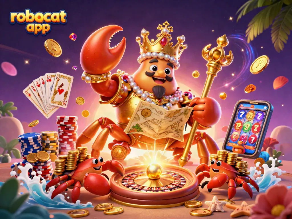 Play exciting casino games with the robocat app and enjoy vibrant, engaging graphics.