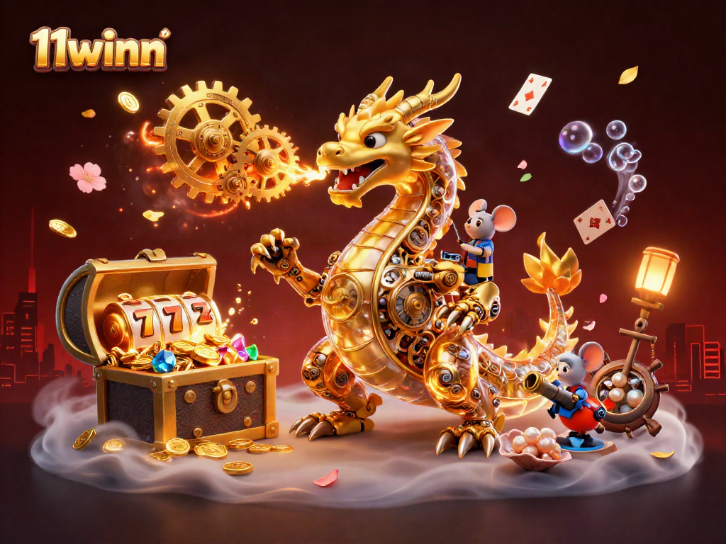 Experience thrilling gaming with 11winn casino featuring vibrant characters and dynamic elements.