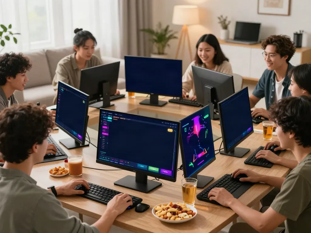 Exciting DU88 online gaming session with friends enjoying vibrant gameplay.