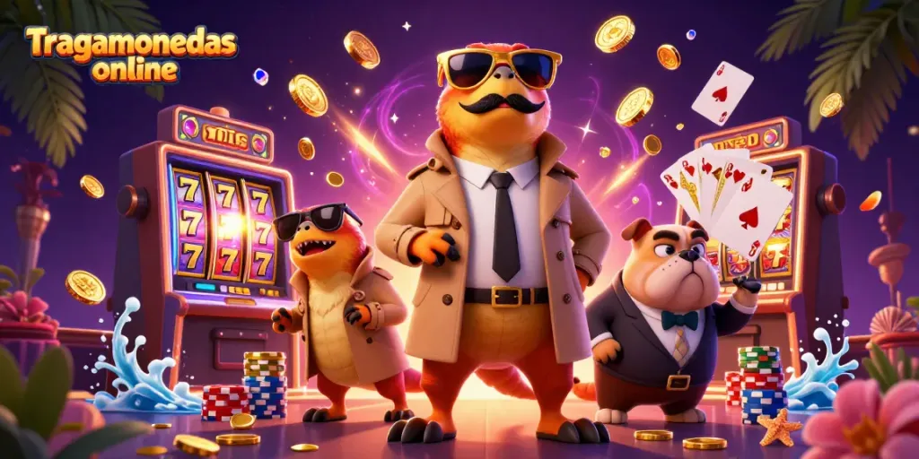 Juega tragamonedas online mientras disfrutas de un divertido ambiente de casino lleno de emoción.