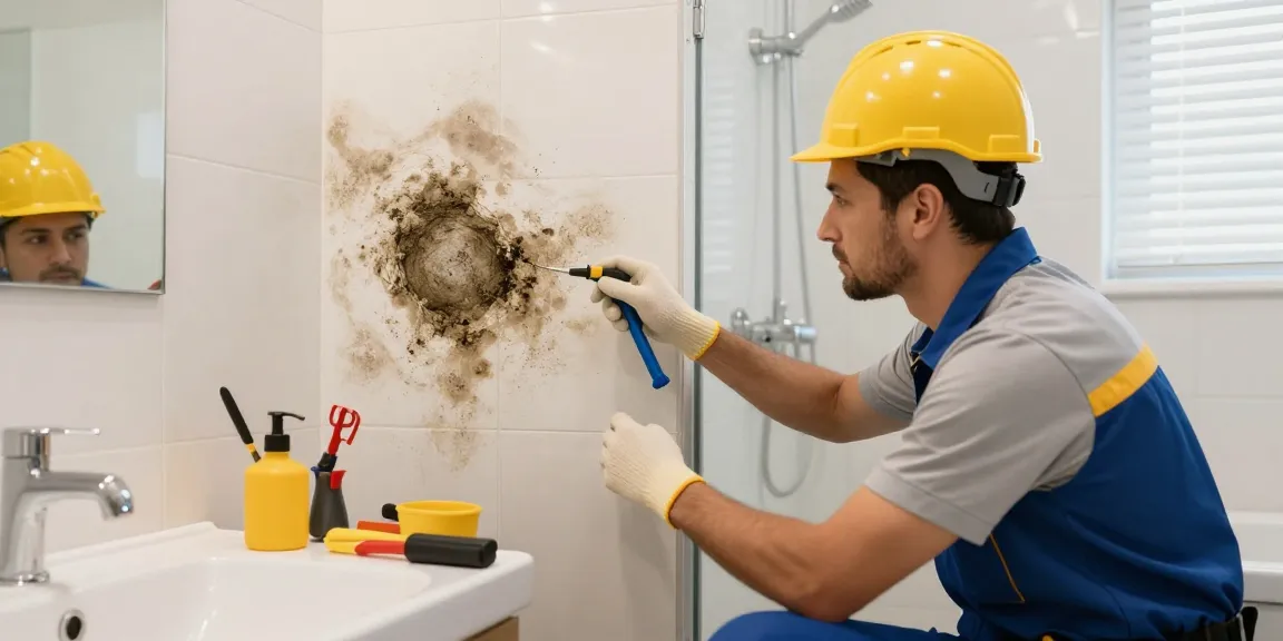 Tratamiento de moho en baño Barcelona por contratista local de confianza.