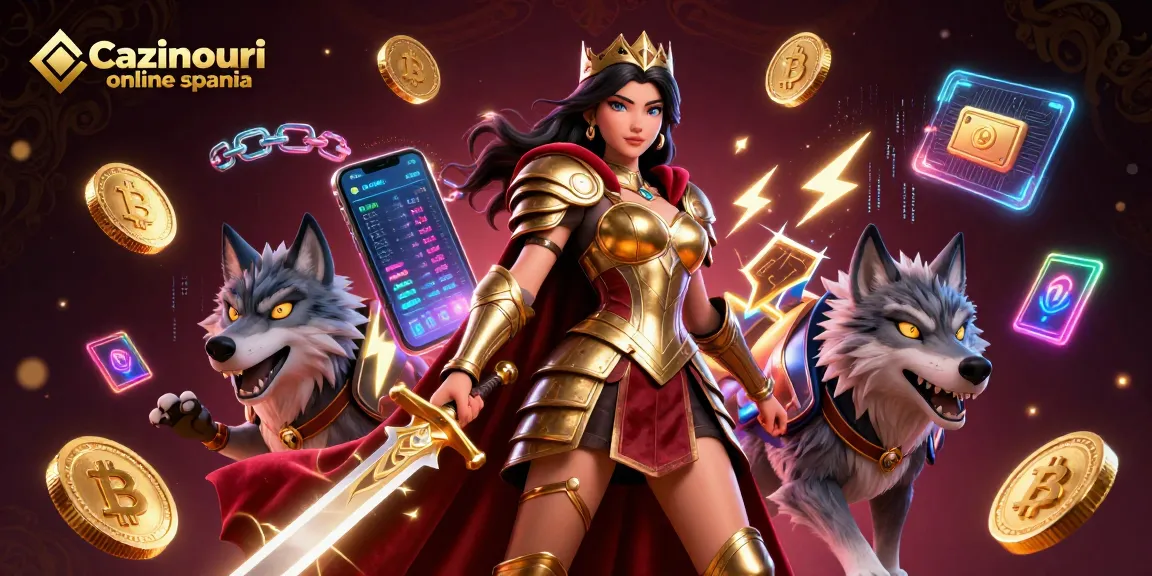 Experience thrilling gameplay at Cazinouri online spania with captivating 3D fantasy elements and crypto visuals.