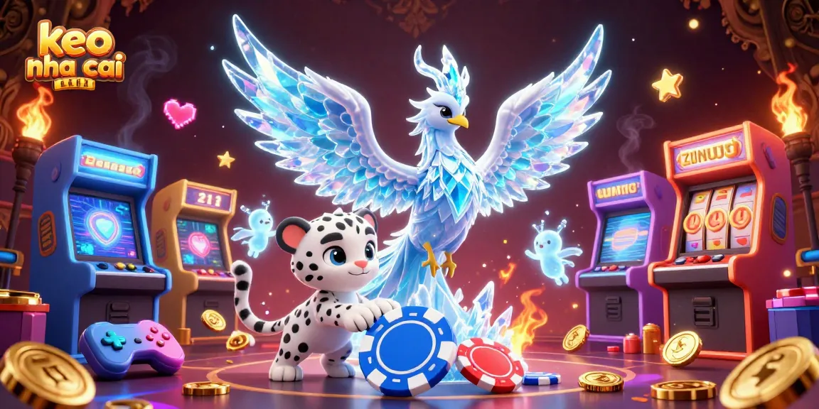Engage with keo nha cai in this vibrant, detailed 3D casino scene featuring dynamic gaming action.