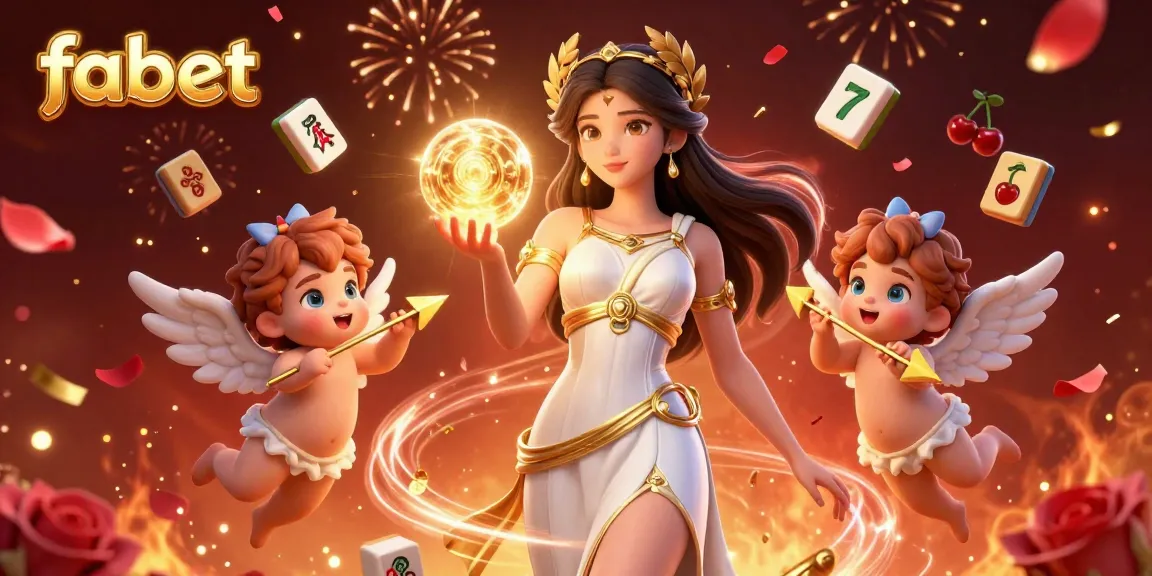 Engage with fabet's thrilling online gaming experience featuring glamorous characters and festive casino elements.