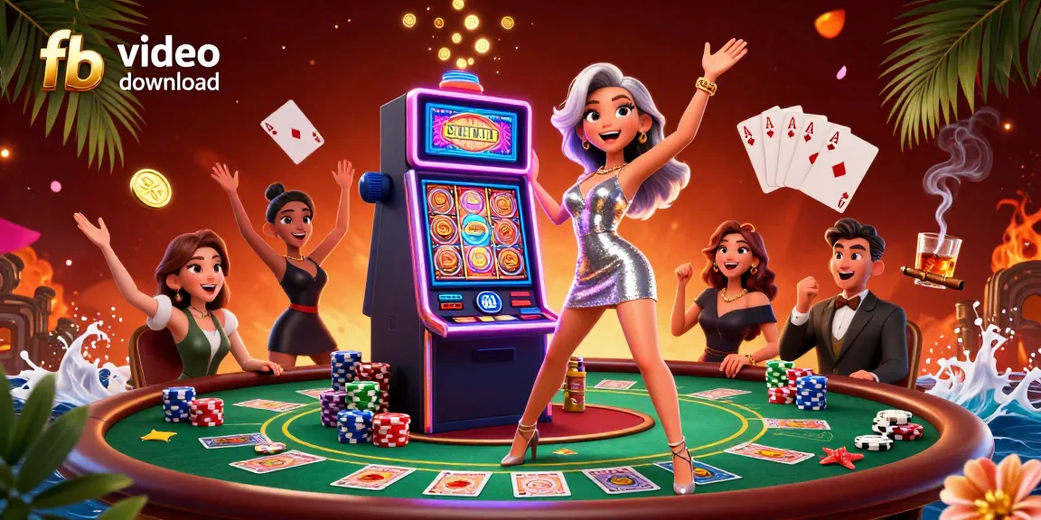 Experience fb video download effortlessly with a stunning showcase of a vibrant casino scene.