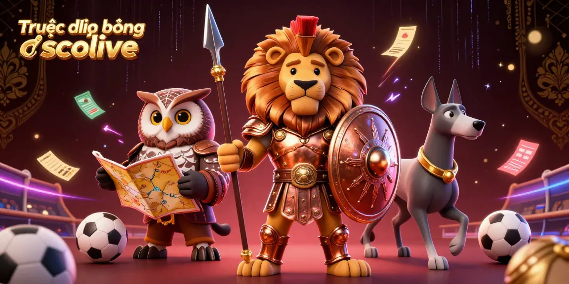 Engage with Trực tiếp bóng đá socolive through an energetic 3D sports scene featuring vibrant characters and dynamic betting elements.