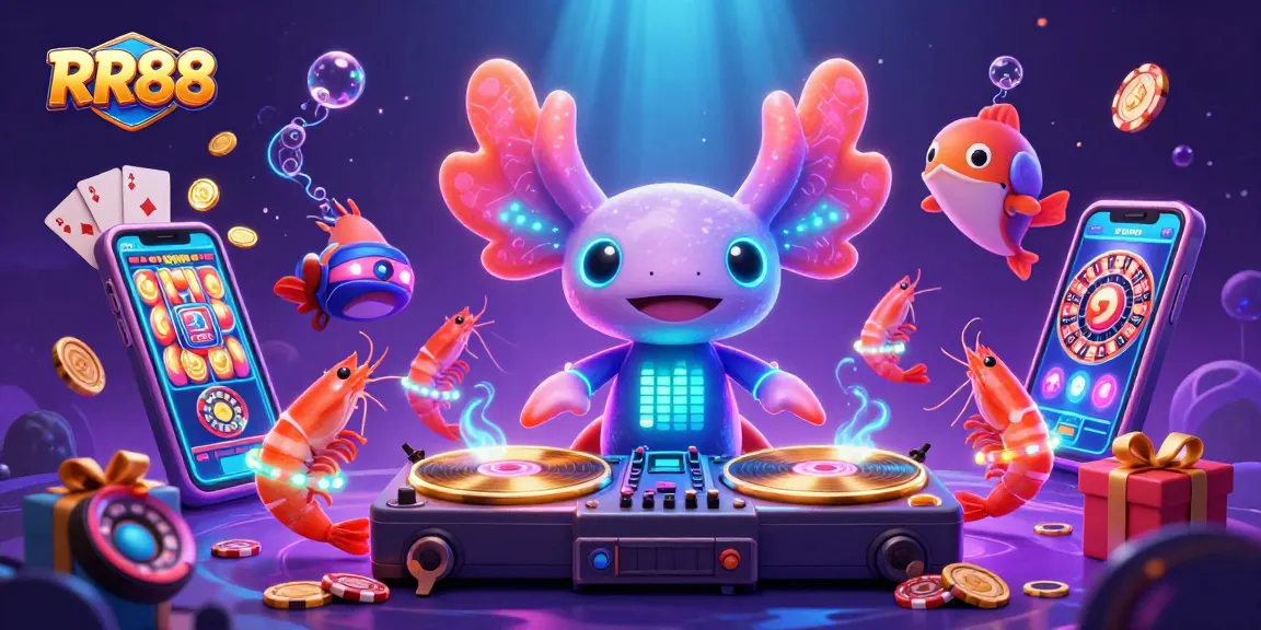 Experience the excitement of winning at RR88 with dynamic 3D casino action featuring vibrant characters.