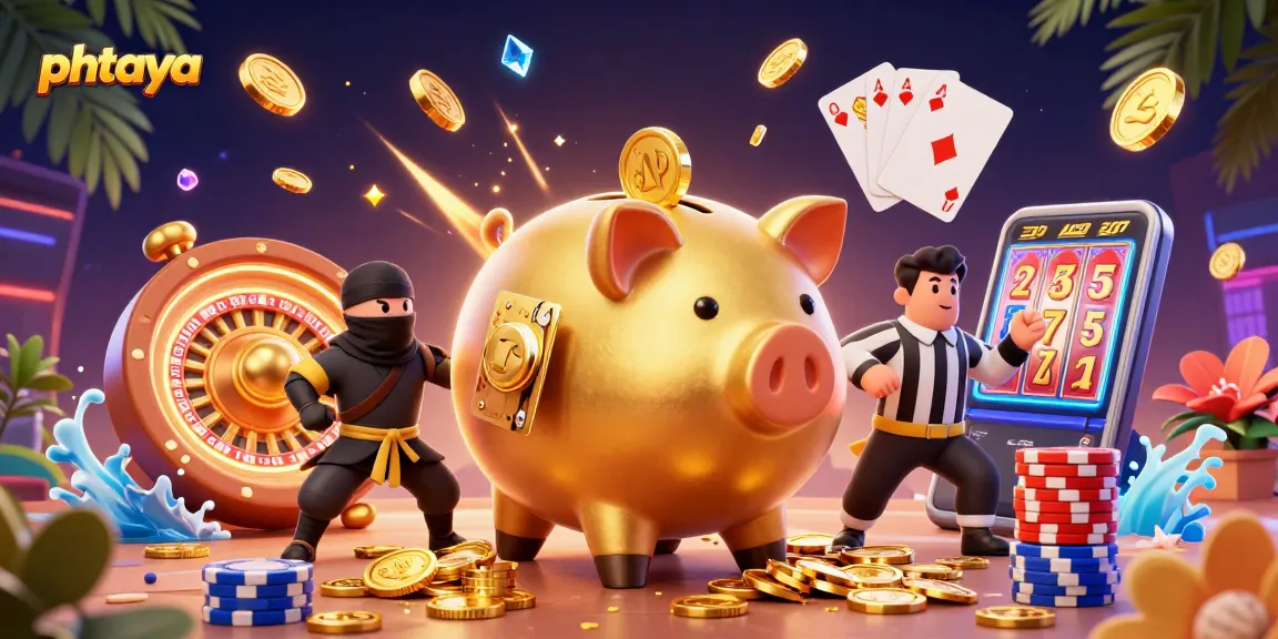 Experience thrilling gameplay with phtaya's vibrant 3D casino scene featuring dynamic characters.