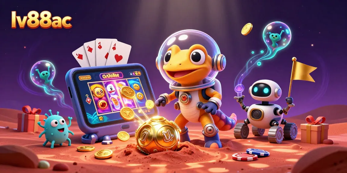 Experience thrilling wins at lv88ac with a Martian gecko in a cosmic casino adventure.