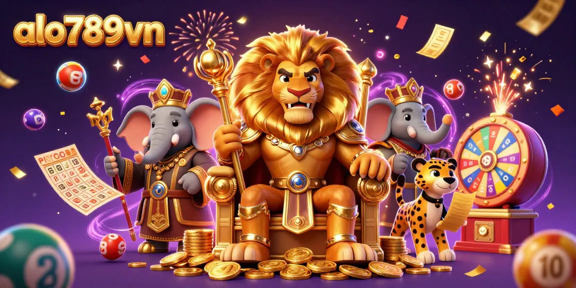 Experience the thrill of alo789vn in a vibrant 3D casino scene with engaging characters and dynamic elements.