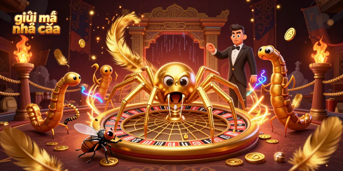 Engage with giải mã nhà cái strategy through an animated scene of gambling fun.