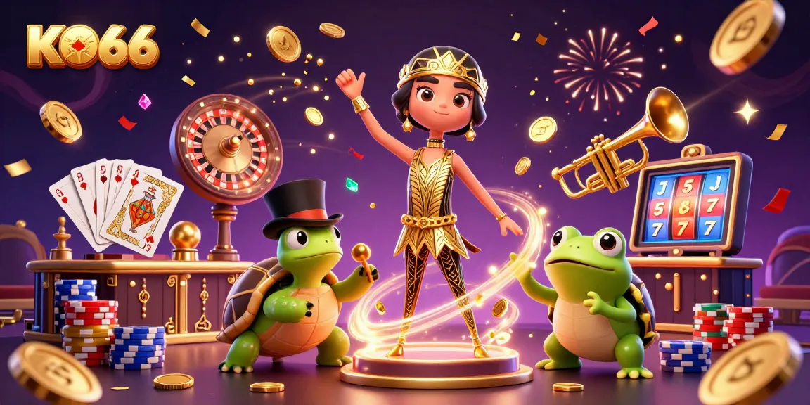 Engage in exhilarating gaming at KO66's vibrant casino with dynamic games and exciting visuals.