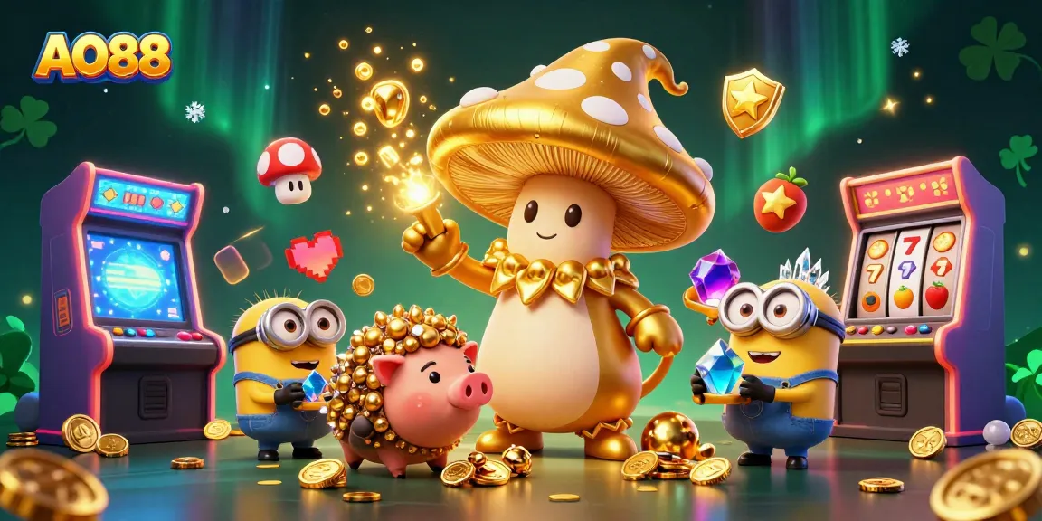 Enjoy exciting slot adventures at AO88 with magical treasures and vibrant arcade elements.